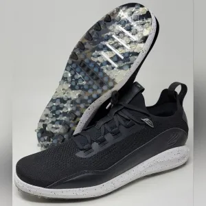 Under Armour Curry 8 Golf SL Tour Shoes 3023734-001 Black White Mens Size 10.5