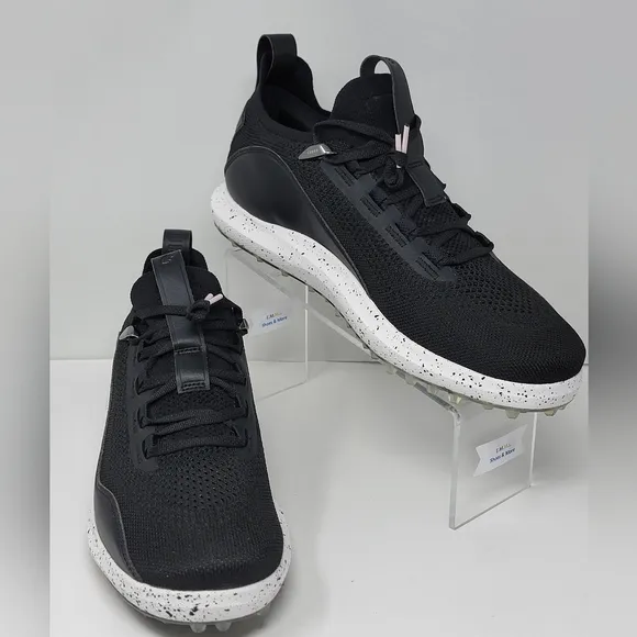 Under Armour Curry 8 Golf SL Tour Shoes 3023734-001 Black White Mens Size 13 New