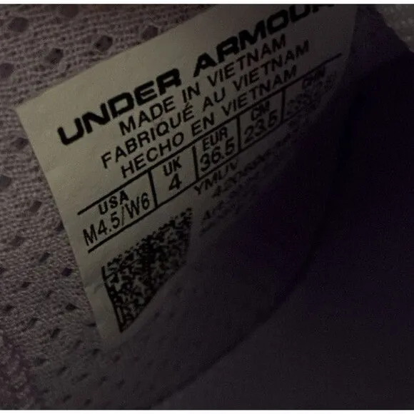 Under Armour Curry 8 International Womens Day Basketball Shoes Men’s 4.5 Purple