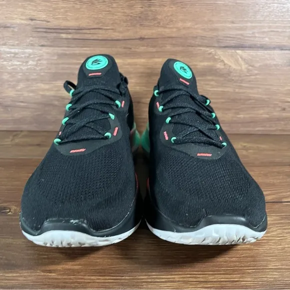 Under Armour Curry Flow Go Low ‘Viral Blue’ Knit Sneakers Shoes Men’s Size 12.5