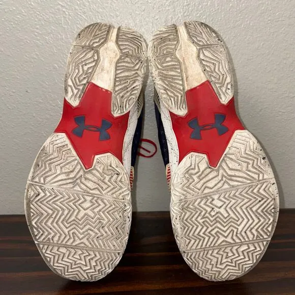 Under Armour Curry Hoop Nation Men’s Size 10 USA Color 1274425-107 Lace Up Shoes