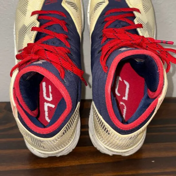 Under Armour Curry Hoop Nation Men’s Size 10 USA Color 1274425-107 Lace Up Shoes