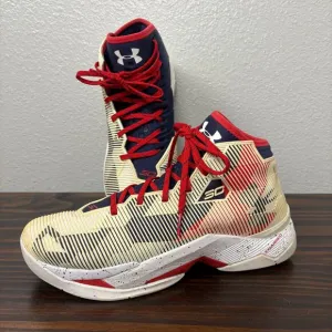 Under Armour Curry Hoop Nation Men’s Size 10 USA Color 1274425-107 Lace Up Shoes