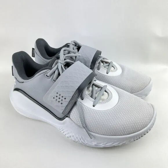 UNDER ARMOUR Flow Futr X Basketball Sneaker Shoes Halo Grey Unisex Men's Size 10
