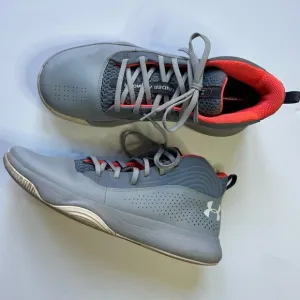 Under Armour Lockdown 4 'Grey Blue' Men’s Basketball Shoes Size 12