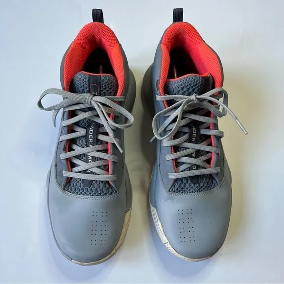 Under Armour Lockdown 4 'Grey Blue' Men’s Basketball Shoes Size 12