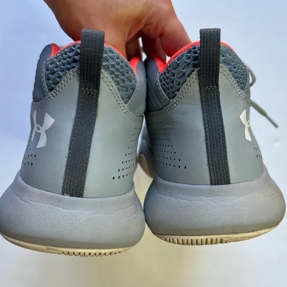 Under Armour Lockdown 4 'Grey Blue' Men’s Basketball Shoes Size 12
