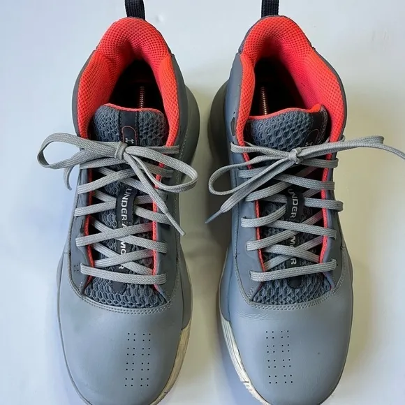 Under Armour Lockdown 4 'Grey Blue' Men’s Basketball Shoes Size 12