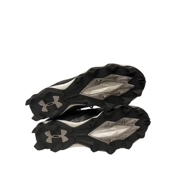 Under Armour Men's Hammer Mid RM Football Cleats Shoes Black 302119002 Size 9.5