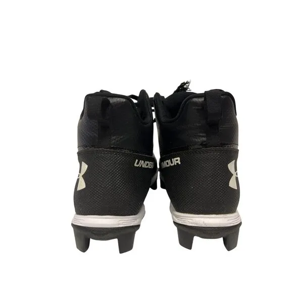 Under Armour Men's Hammer Mid RM Football Cleats Shoes Black 302119002 Size 9.5