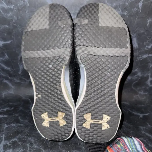Under Armour Project Rock 1 Black Athletic Basketball Shoes Men’s Size 9