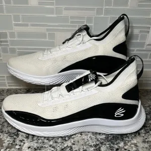 Under Armour Team Curry 8 NM Black White Sneakers - 18