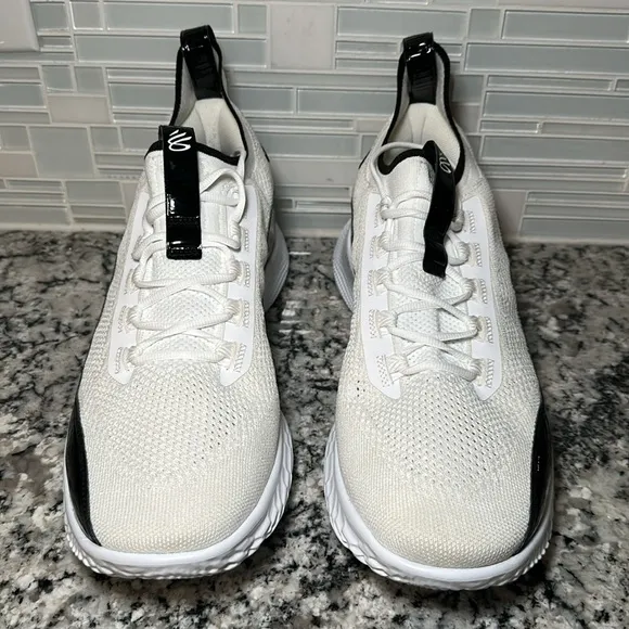 Under Armour Team Curry 8 NM Black White Sneakers - 18