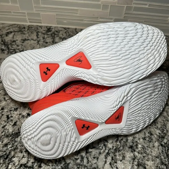 Under Armour Team Curry 9 Sesame Street Elmo Orange (Red) Black Sneakers - 18