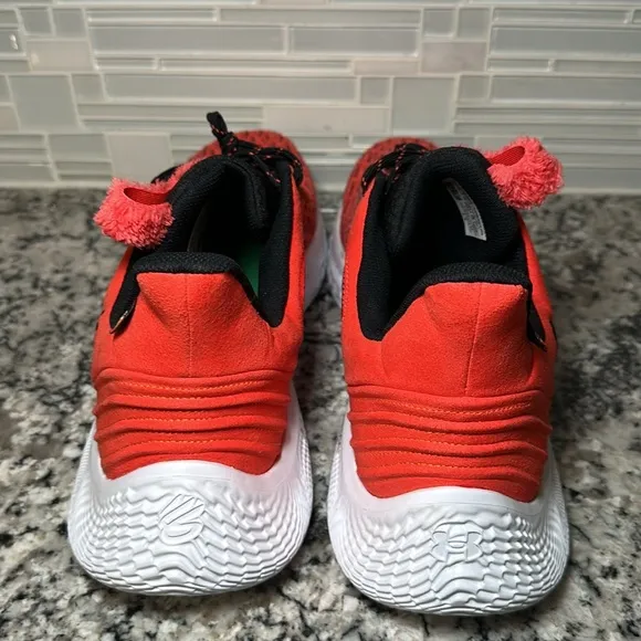 Under Armour Team Curry 9 Sesame Street Elmo Orange (Red) Black Sneakers - 18