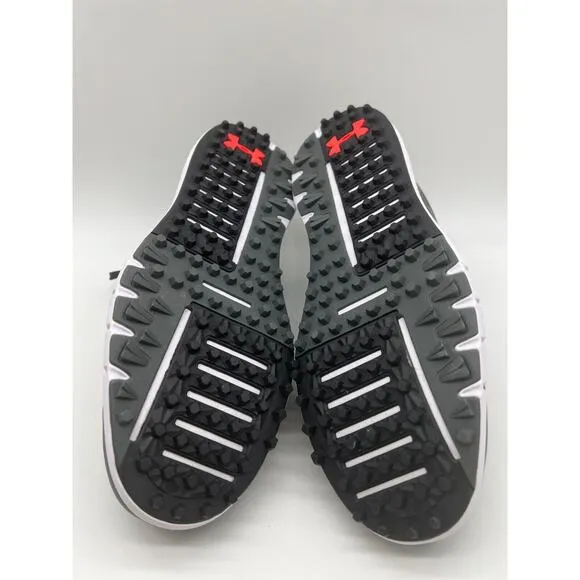 Under Armour UA HOVR Fade 2 Spikeless Golf Black Wide E Shoes Men’s Size 8 NEW🛒