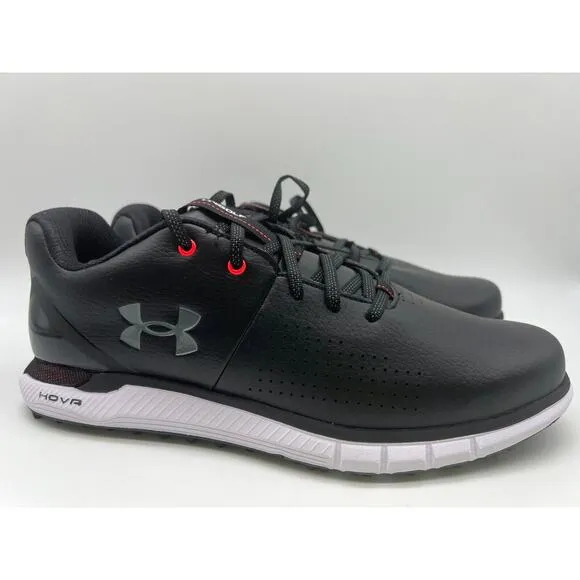 Under Armour UA HOVR Fade 2 Spikeless Golf Black Wide E Shoes Men’s Size 8 NEW🛒