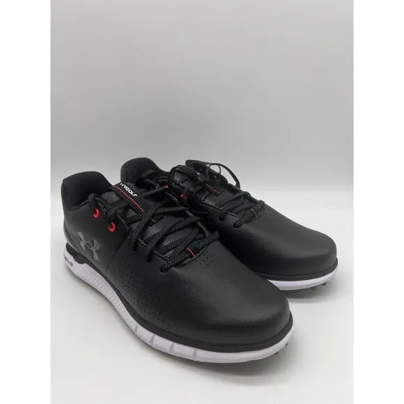 Under Armour UA HOVR Fade 2 Spikeless Golf Black Wide E Shoes Men’s Size 8 NEW🛒
