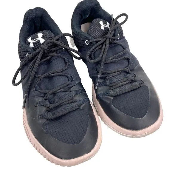 UNDER ARMOUR Ultimate Speed Trainer Sneakers UA Black 3019908-001 Womens 8M