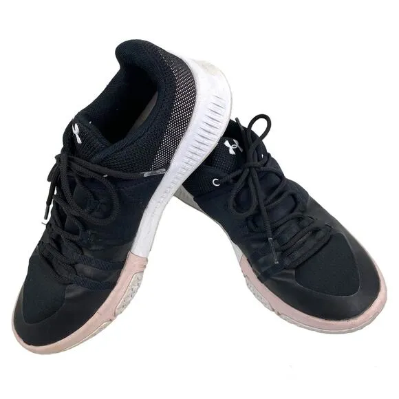 UNDER ARMOUR Ultimate Speed Trainer Sneakers UA Black 3019908-001 Womens 8M