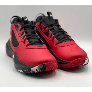 Under Armour Unisex Lockdown 6 Red Black Basketball Shoe