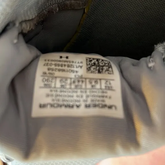 Under Armour Women’s basketball shoes, size 12 women, hardly worn.