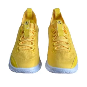 Under Armour Curry 8 Flow Yellow Smooth Butter Basketball Shoes 9.5 3024785-700