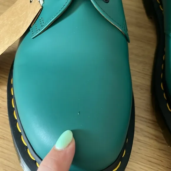 Unisex Dr. Martens 1461 Shoes in Teal Green Size Mens 10 Womens Size 11