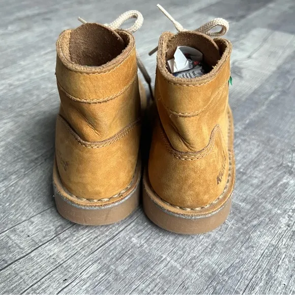 Unisex Kids Youth Kickers Kick Hi Leather Ankle Boot Shoes