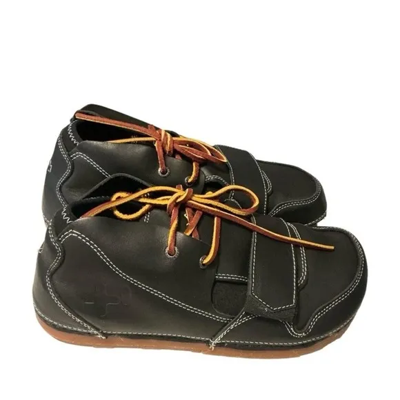 Unisex OTZ1 Chukka Relax Leather Mid Shoes Black EU 41US Size 8 men