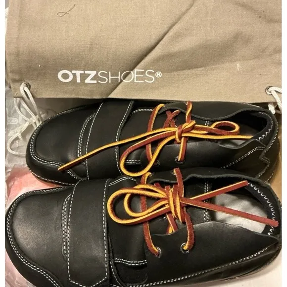 Unisex OTZ1 Chukka Relax Leather Mid Shoes Black EU 41US Size 8 men