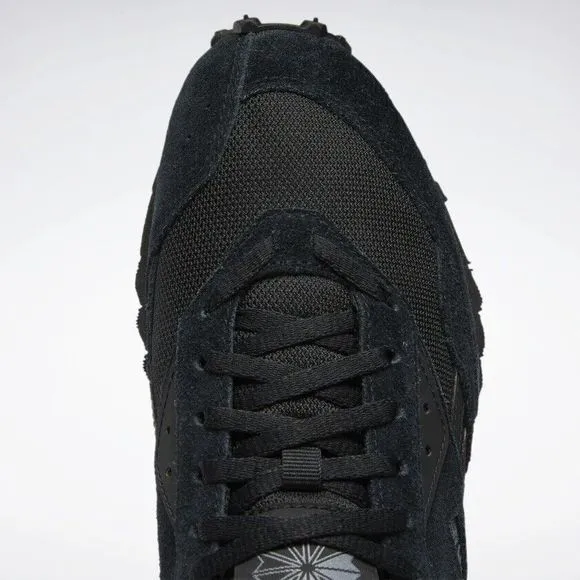 UNISEX Reebok LX2200 Running Shoes Triple Black GY1532