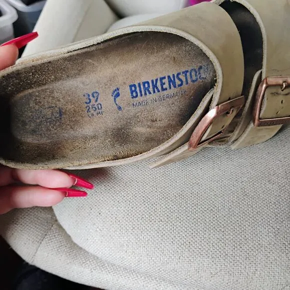 Unisex Shoes Birkenstock ARIZONA Soft Footbed Slide Sandals 0951301 TAUPE SUEDE