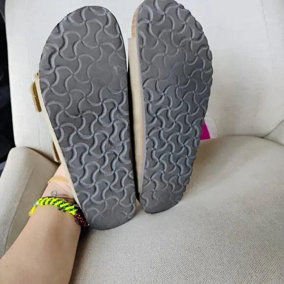 Unisex Shoes Birkenstock ARIZONA Soft Footbed Slide Sandals 0951301 TAUPE SUEDE