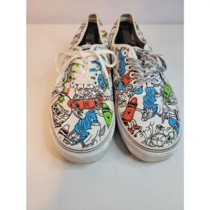 Unisex Vans Authentic Crayola White Multicolor Sneakers 11.5 Men's/13 Women's