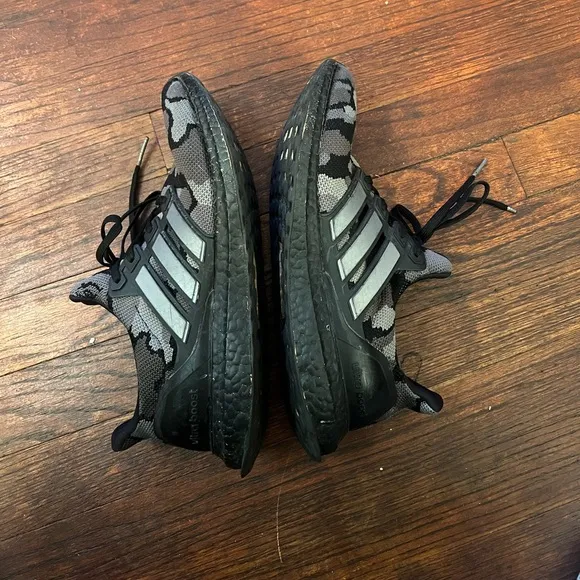 USED adidas Bathing Ape X UltraBoost 4.0 Black Camo