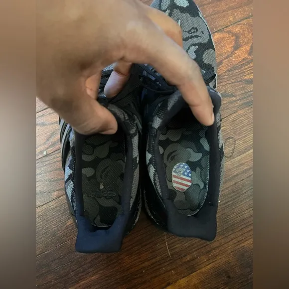 USED adidas Bathing Ape X UltraBoost 4.0 Black Camo
