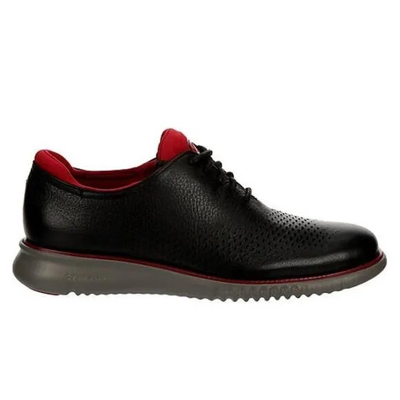 Used Cole Haan Men Laser Oxford - Black/Rio/Charcoal, Size 11.5