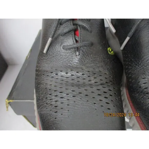 Used Cole Haan Men Laser Oxford - Black/Rio/Charcoal, Size 11.5