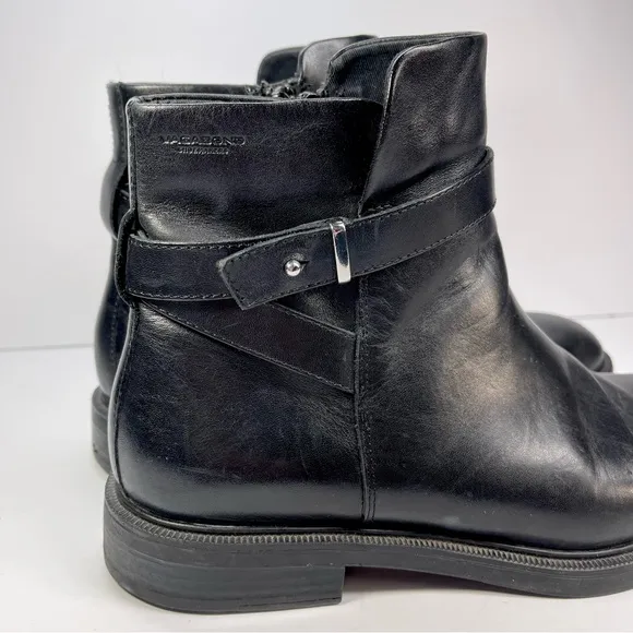 Vagabond Ankle Boots Leather Women’s Size 11 EU 41 Amina Black Ankle Boots