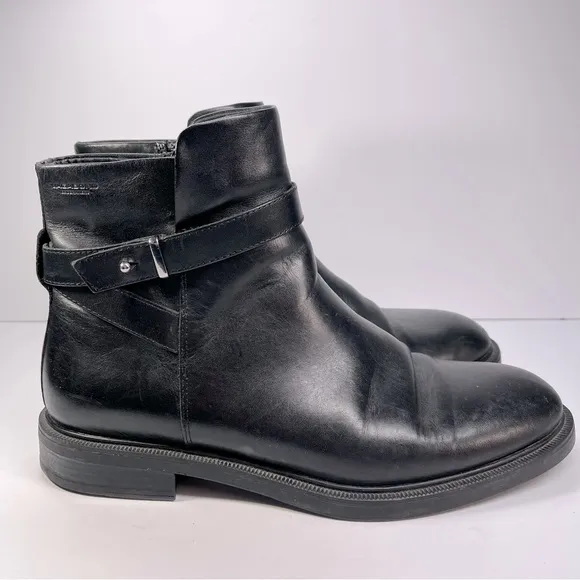 Vagabond Ankle Boots Leather Women’s Size 11 EU 41 Amina Black Ankle Boots