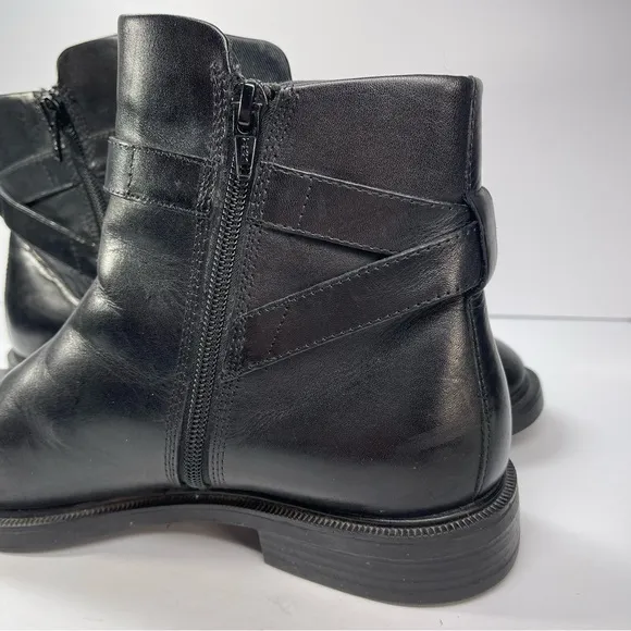 Vagabond Ankle Boots Leather Women’s Size 11 EU 41 Amina Black Ankle Boots