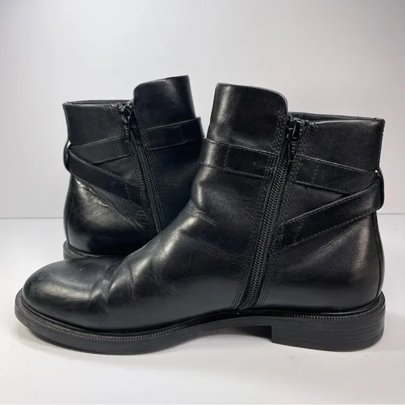 Vagabond Ankle Boots Leather Women’s Size 11 EU 41 Amina Black Ankle Boots
