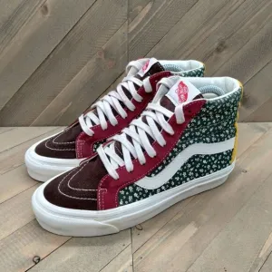 Van Sk-8 Hi 38 DX 'OG Corduroy Floral'‎ Sneakers Womens Size 7.5 Multicolor