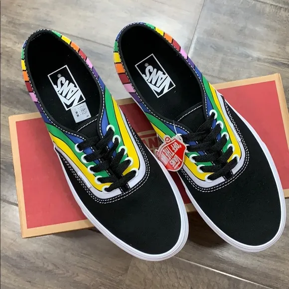 VANS AUTHENTIC Refract Black/True White/Multi WMNS