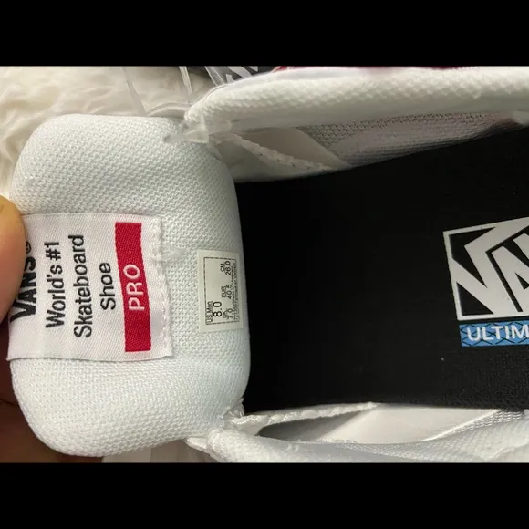 Vans Ave Pro White Smoke 721356 Skateboard Shoes Men