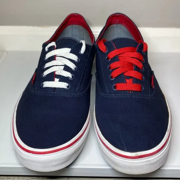 Vans California Era Rare Sneakers Men’s 13 Patriotic Red,White &amp; Blue Shoes TB4R