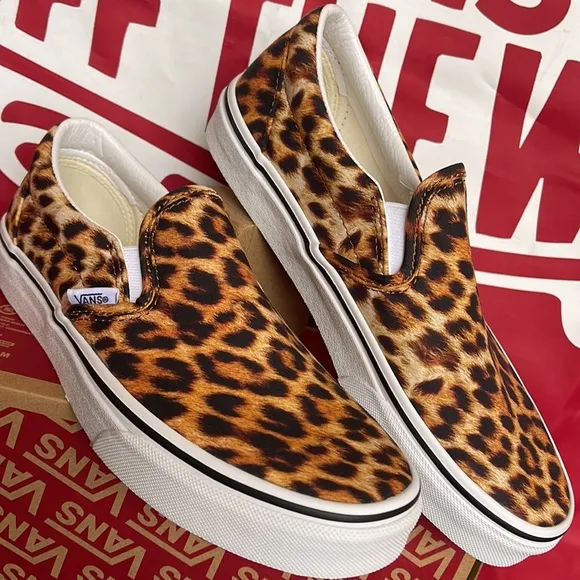 Vans Classic Slip-On(Leopard) Black/TruewhiteVNOA5A08316WMNS sneakers