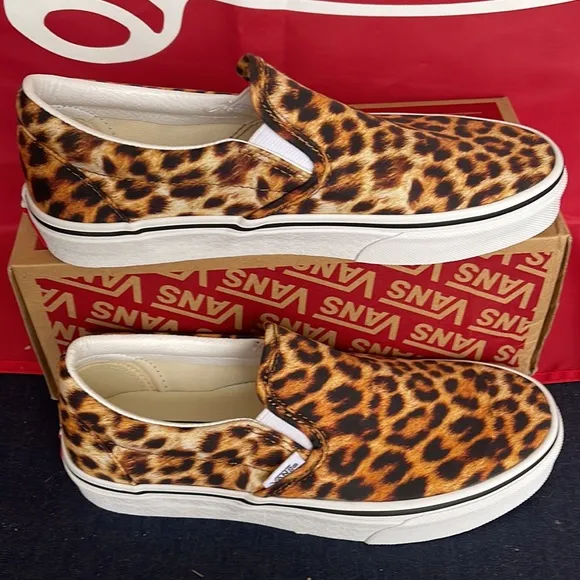 Vans Classic Slip-On(Leopard) Black/TruewhiteVNOA5A08316WMNS sneakers
