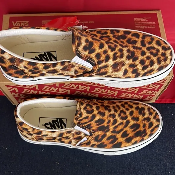 Vans Classic Slip-On(Leopard) Black/TruewhiteVNOA5A08316WMNS sneakers